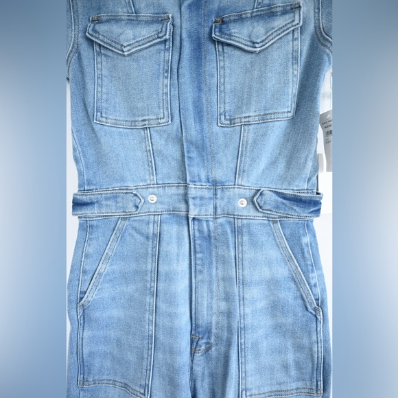 Good American “Fit For Success” Jumpsuit, New With Tags, Blue274, Size Small - Picture 9 of 11